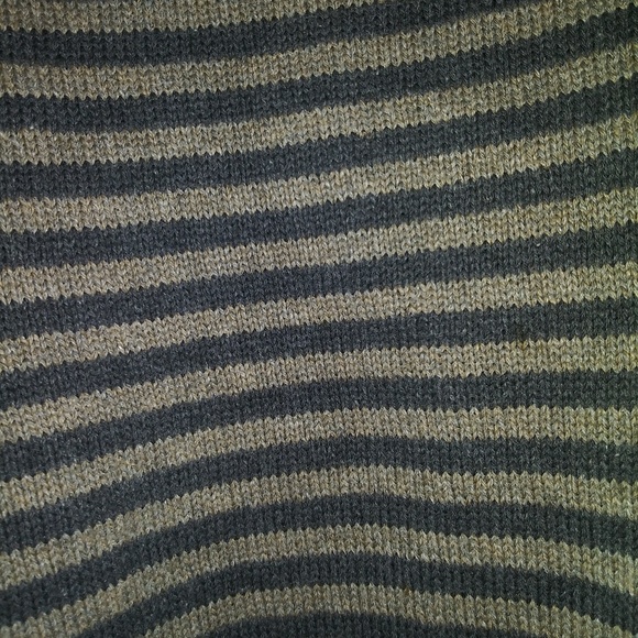 United knitwear sweater striped crop top size L - Picture 4 of 5